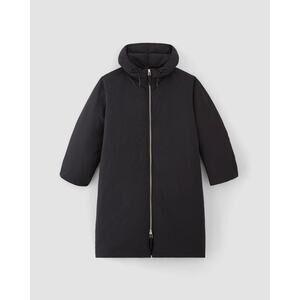 Everlane the Long Re:down Puffer Coat Long Sleeves Black Size L NWT Flawed